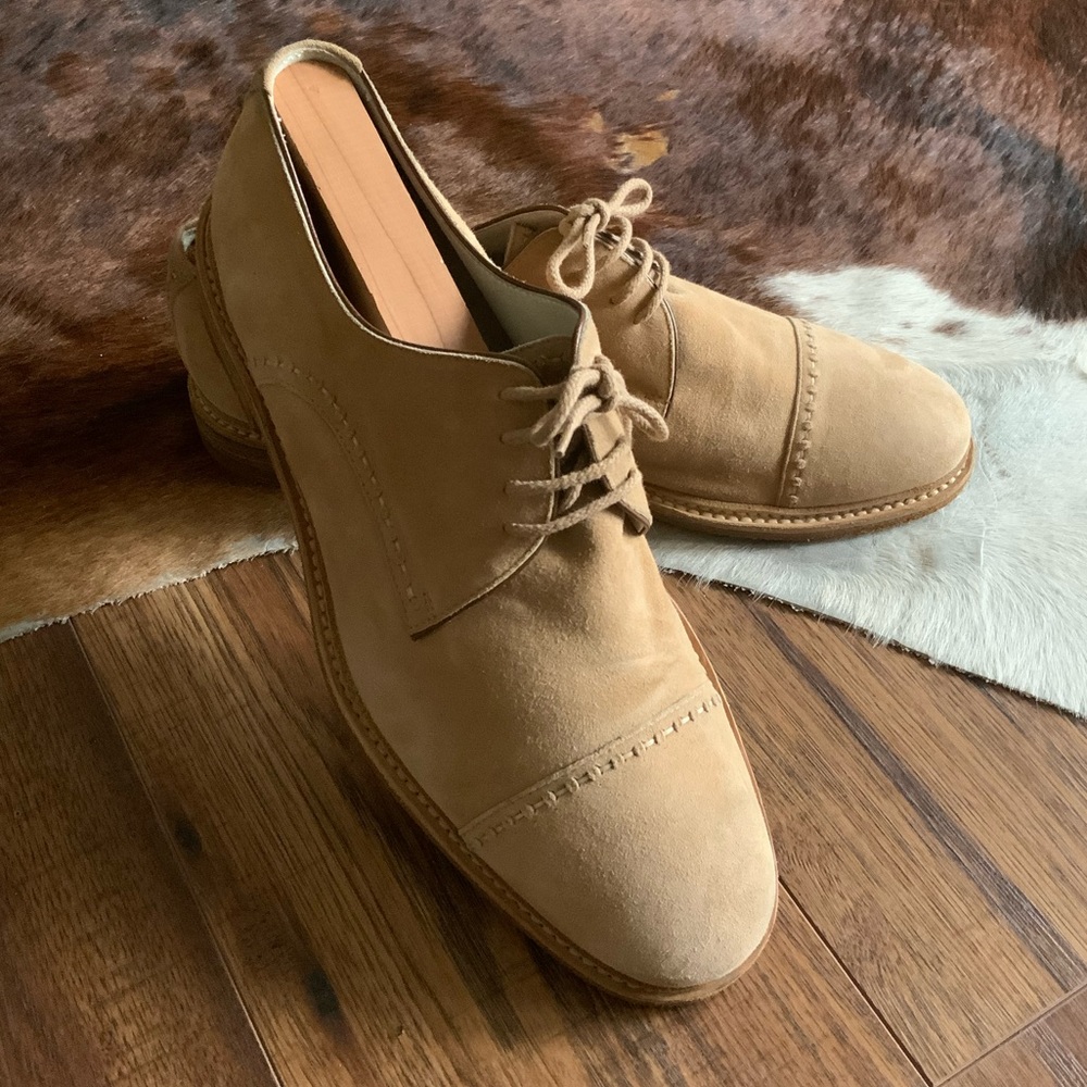 Bottega Veneta suede Oxford shoes